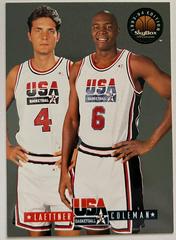 Christian Laettner, Derrick Coleman Basketball Cards 1994 Skybox USA Basketball Prices