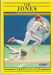 Tim Jones #U-117 Baseball Cards 1991 Fleer Update Prices