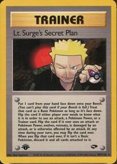 Lt. Surge's Secret Plan [1st Edition] Pokemon Gym Challenge Prices