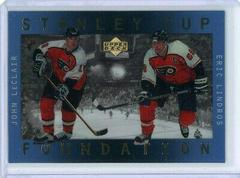 Eric Lindros, John LeClair Hockey Cards 1996 Upper Deck Ice Stanley Cup Foundation Prices