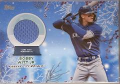 Bobby Witt Jr. [Blue] #RC-BW Baseball Cards 2023 Topps Holiday Relics Prices