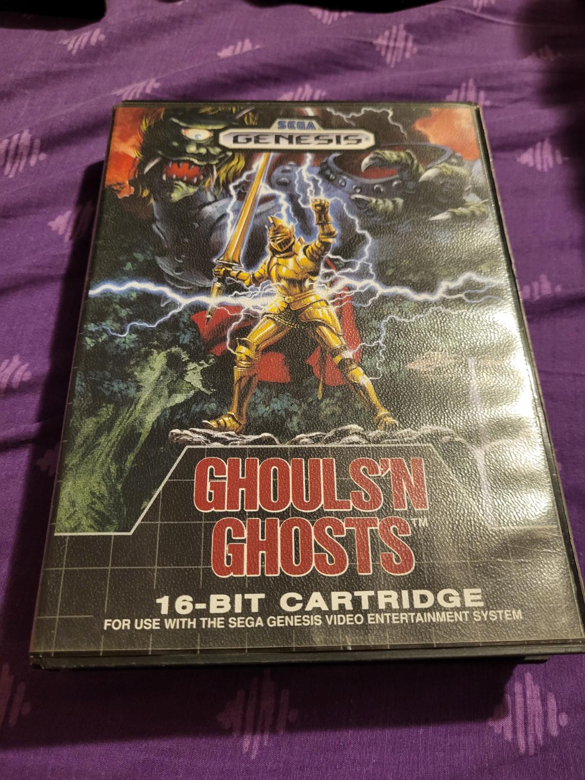 Jeu SEGA Megadrive Ghouls'n Ghosts - Version PAL - Manuel Inclus - 1993