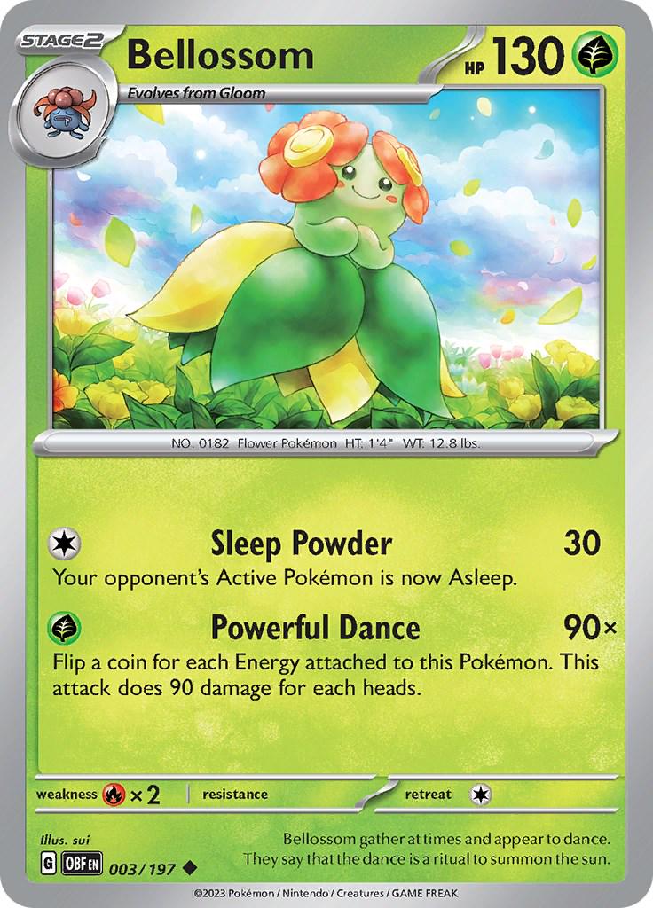 Bellossom #3 Pokemon Obsidian Flames