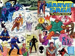 The Marvel Saga the Official History of the Marvel Universe #1 (1985) Comic Books The Marvel Saga the Official History of the Marvel Universe Prices