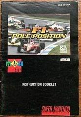 F1 Pole Position - Manual | F1 Pole Position Super Nintendo