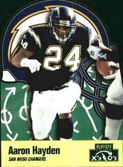 Aaron Hayden [X's & O's] #74 Football Cards 1996 Playoff Prime Prices