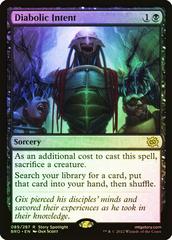 Diabolic Intent [Foil] Magic Brother's War Prices