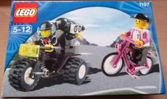 Telekom Race Cyclist and Television Motorbike #1197 LEGO Town Prices
