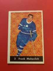Frank Mahovlich Hockey Cards 1961 Parkhurst Prices