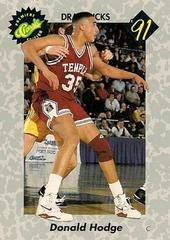 Donald Hodge [Draft Picks Premiere Edition] #23 Basketball Cards 1991 Classic Draft Prices