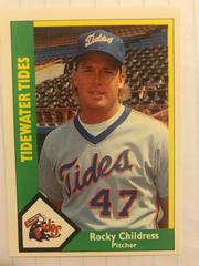 Rocky Childress #3 Baseball Cards 1990 CMC Tidewater Tides Prices