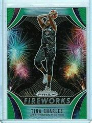 Tina Charles [Prizm Green] Basketball Cards 2020 Panini Prizm WNBA Fireworks Prices