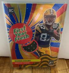 Romeo Doubs #FYF-RD Football Cards 2022 Panini Donruss Optic First Year Fresh Prices