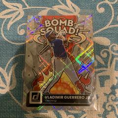 Vladimir Guerrero Jr. [Gold] #BS-2 Baseball Cards 2022 Panini Donruss Optic Bomb Squad Prices