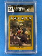Drew Brees [Gold] #TC1 Football Cards 2008 Topps Chrome Prices