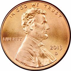 2013 D Coins Lincoln Shield Penny Prices