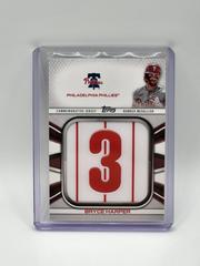 Bryce Harper #JNM-BH Baseball Cards 2022 Topps Player Jersey Number Medallion Relics Prices