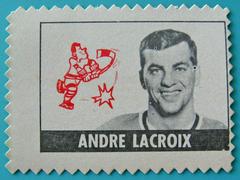 Andre Lacroix Hockey Cards 1969 O-Pee-Chee Stamps Prices
