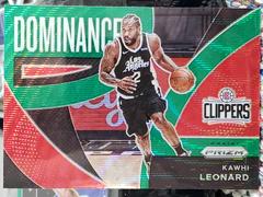 Kawhi Leonard [Green Wave Prizm] #22 Basketball Cards 2021 Panini Prizm Dominance Prices