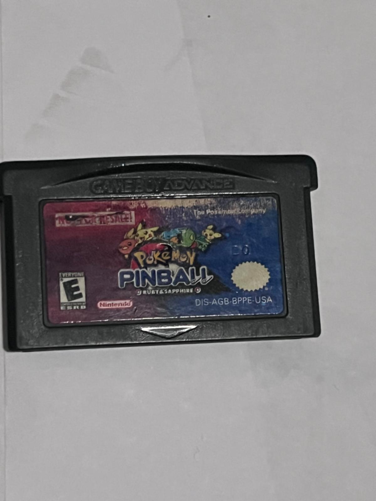 Pokemon Pinball Ruby and Sapphire [Not for Resale] Item only