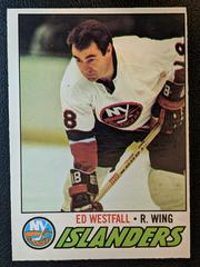 Front Portion Of Card | Ed Westfall Hockey Cards 1977 O-Pee-Chee