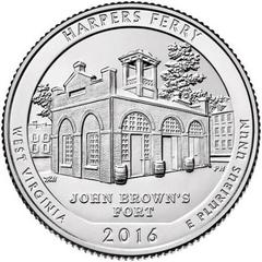 2016 S [SILVER HARPERS FERRY PROOF] Coins America the Beautiful Quarter Prices