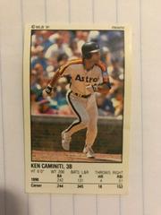 Ken Caminiti #17 Baseball Cards 1991 Panini Stickers Prices