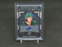 Calen Addison [Pure Black Signature] Hockey Cards 2021 Upper Deck Black Diamond Rookie Gems Prices