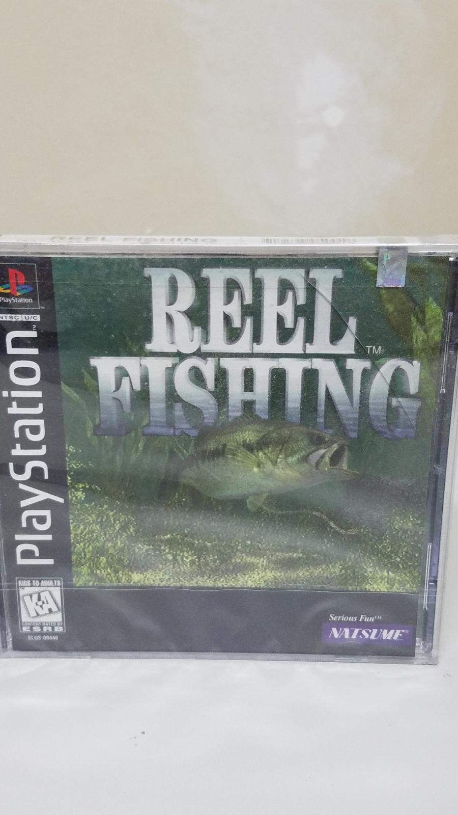 Reel Fishing New Item, Box, and Manual Playstation