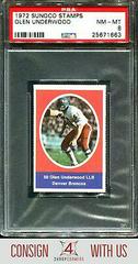 Olen Underwood Football Cards 1972 Sunoco Stamps Prices