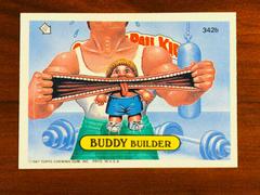 BUDDY Builder #342b 1987 Garbage Pail Kids Prices