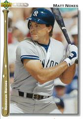 Matt Nokes Baseball Cards 1992 Upper Deck Homerun Heroes Prices