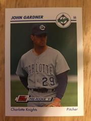 John Gardner Baseball Cards 1991 Impel Line Drive Pre Rookie AA Prices