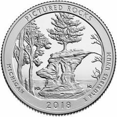2018 S [SILVER PICTURED ROCKS PROOF] Coins America the Beautiful Quarter Prices