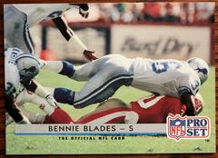 Bennie Blades #165 Football Cards 1992 Pro Set Prices