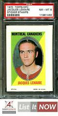 Jacques Lemaire Hockey Cards 1970 Topps OPC Sticker Stamps Prices