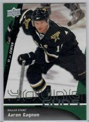Aaron Gagnon Hockey Cards 2009 Upper Deck Prices