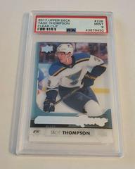 Tage Thompson [Clear Cut] Hockey Cards 2017 Upper Deck Prices