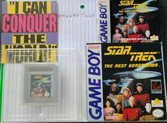 Box, Cartridge, Manual, And Tray | Star Trek the Next Generation GameBoy