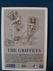 The Griffeys  | The Griffeys Baseball Cards 1991 Score