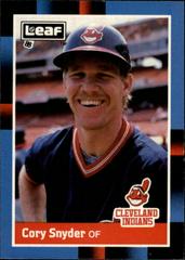 Cory Snyder Baseball Cards 1988 Leaf Prices