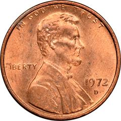 1972 D Coins Lincoln Memorial Penny Prices