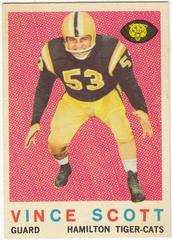 Vince Scott #71 Football Cards 1959 Topps CFL Prices
