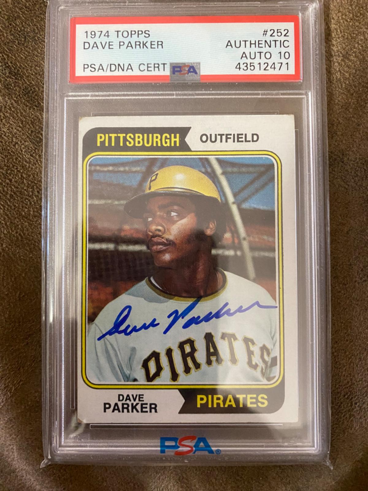 Dave Parker | BGS 10 | 1974 Topps