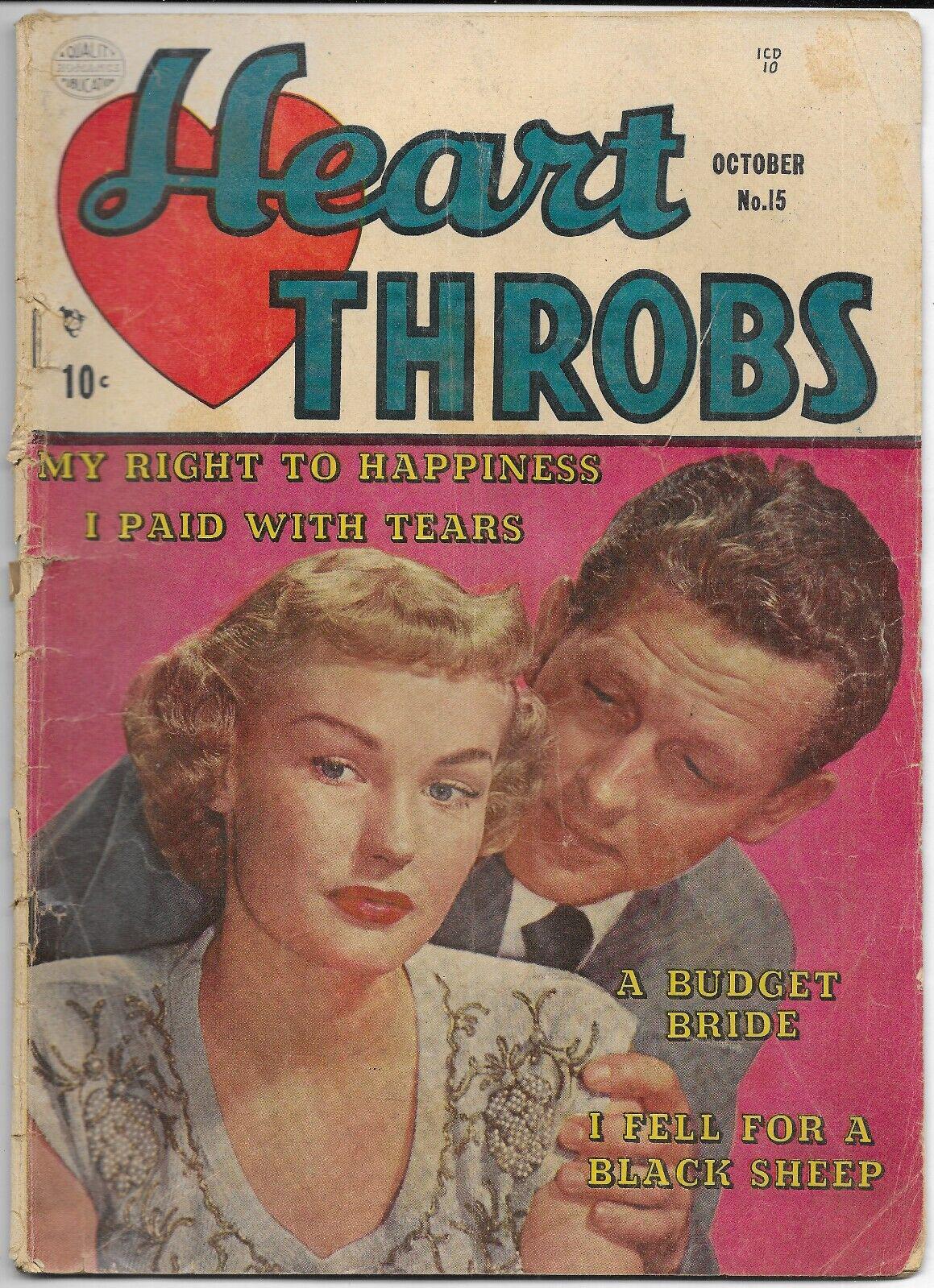 Heart Throbs 15 1952 Prices Heart Throbs Series