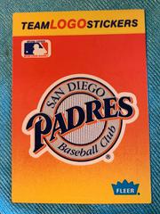Padres Baseball Cards 1991 Fleer Team Logo Stickers Top 10 Prices