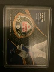 Ernie Banks [Black] #CA-EB Baseball Cards 2023 Topps Crowning Achievements Commemorative Patch Prices