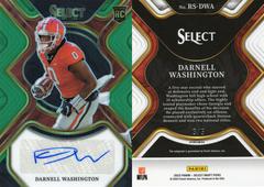 DARNELL WASHINGTON #RS-DWA Football Cards 2023 Panini Select Draft Picks Rookie Signatures Prices