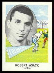 Bob Asack Football Cards 1961 NU Card Prices