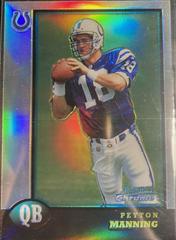 Peyton Manning [Refractor] #BCP1 Football Cards 1998 Bowman Chrome Preview Prices